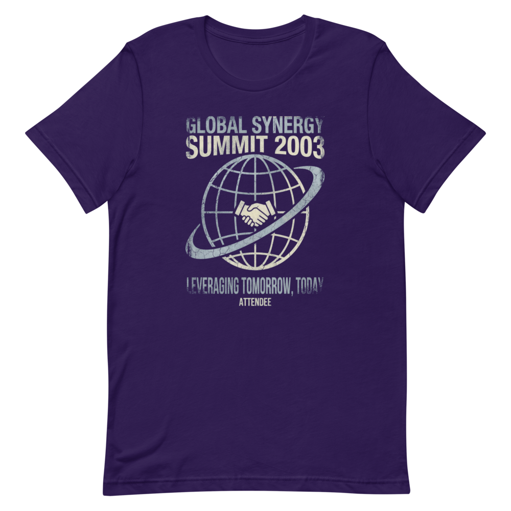 Global Synergy Summit 2003 | Vintage Conference Tee - Team Purple