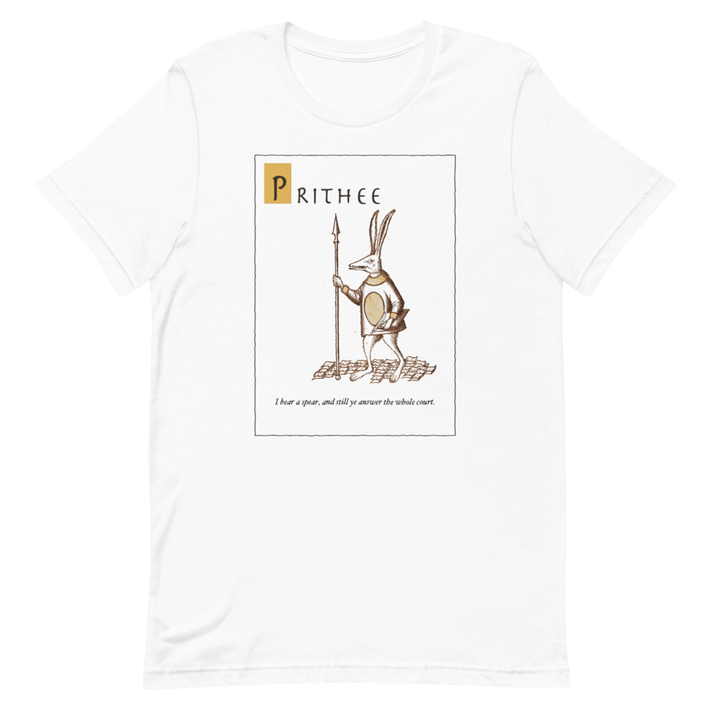 Prithee: Not The Whole Court | Ye Olde Grievance Tee - Tee White