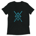 Crossed Blades T-Shirt - Charcoal-Black Triblend