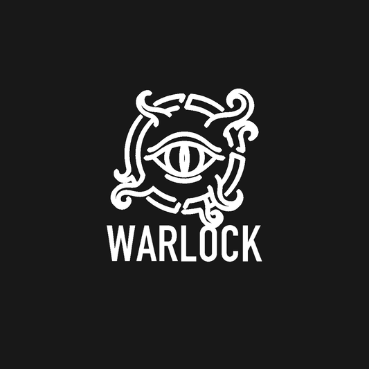 Warlock | TTRPG Class Embroidered Patch design artwork
