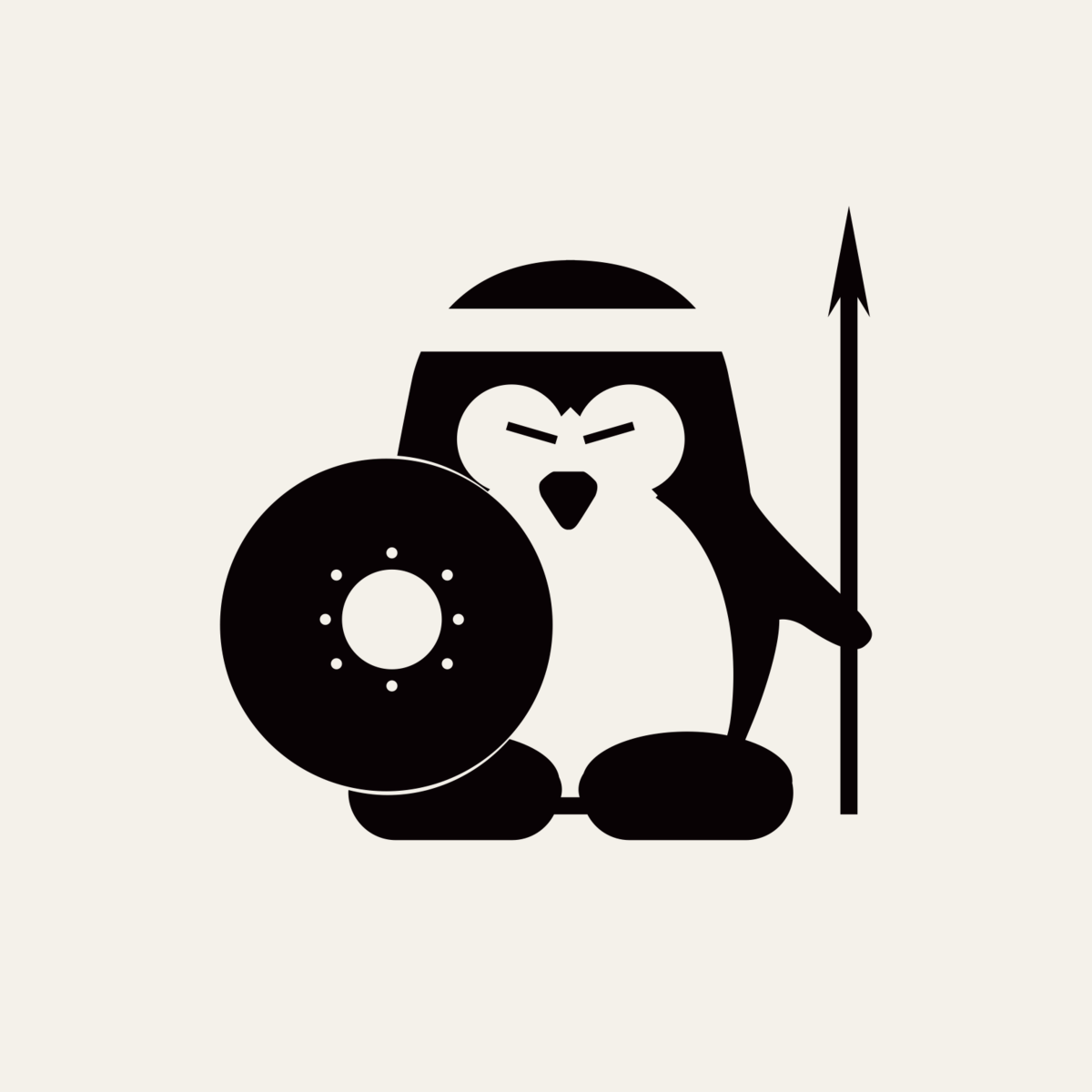 Warrior Penguin Sweater