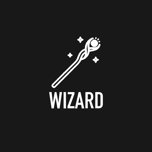 Wizard | TTRPG Class Embroidered Patch design artwork